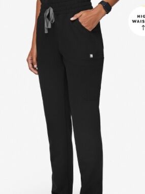 Yola Ruched High-waisted Skinny Scrub Pants